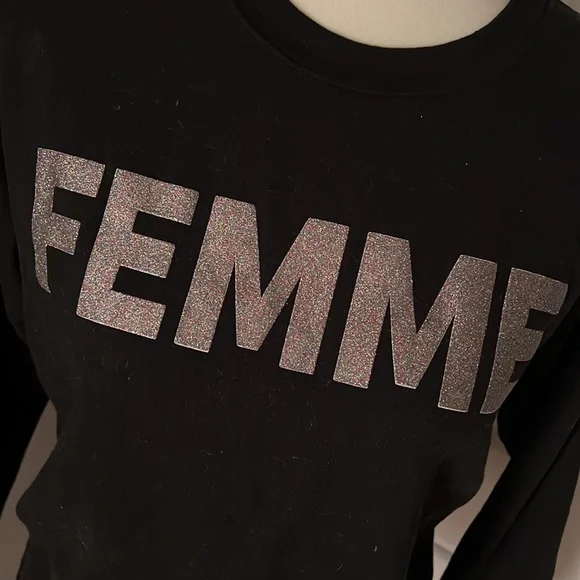 Betsy Johnson FEMME Sweat Top - Picture 5 of 5